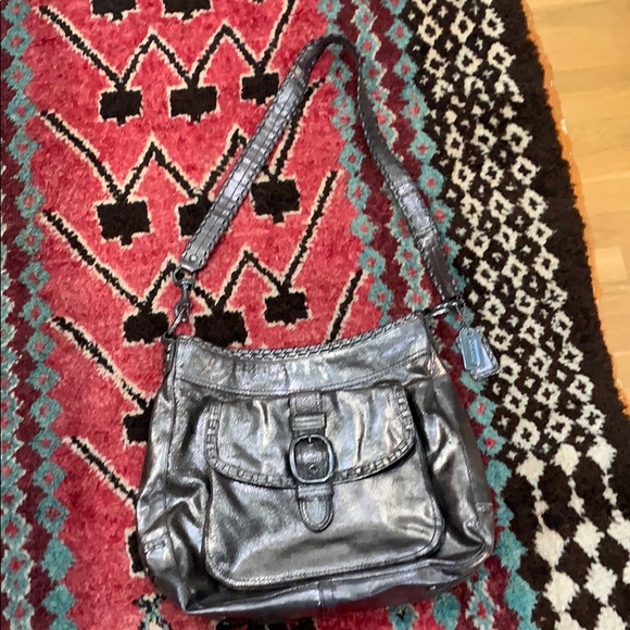 s-l400.jpg Coach large metallic hobo bag